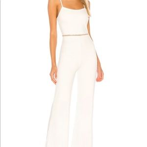 Lavinia Jumpsuit in White Lovers and Friends